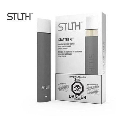 STLTH Starter Kit - Grey (Berry Blast 3.5% Pod) Roxy Vape Shop STLTH Starter Kit - Grey (Berry Blast 3.5% Pod) Roxy Vape Shop